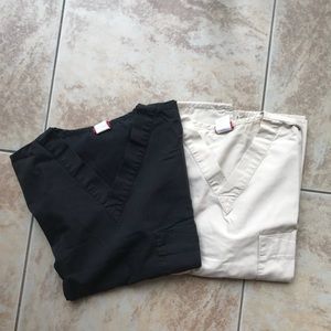 Dickies scrub top Beige